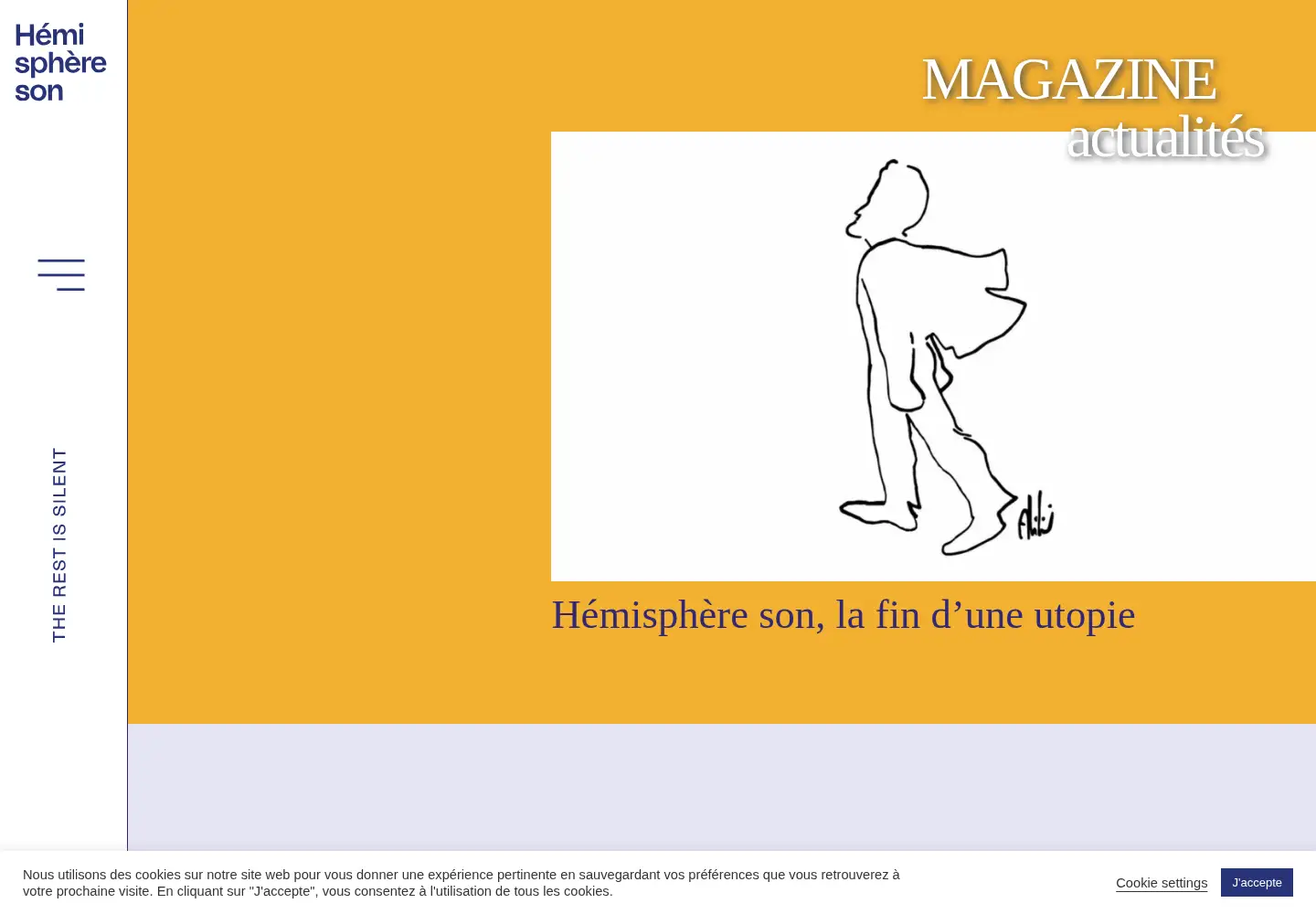Screenshot of hemisphereson.com