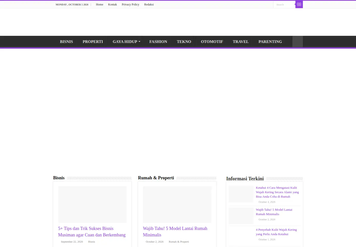 Screenshot of ceritakanberita.com