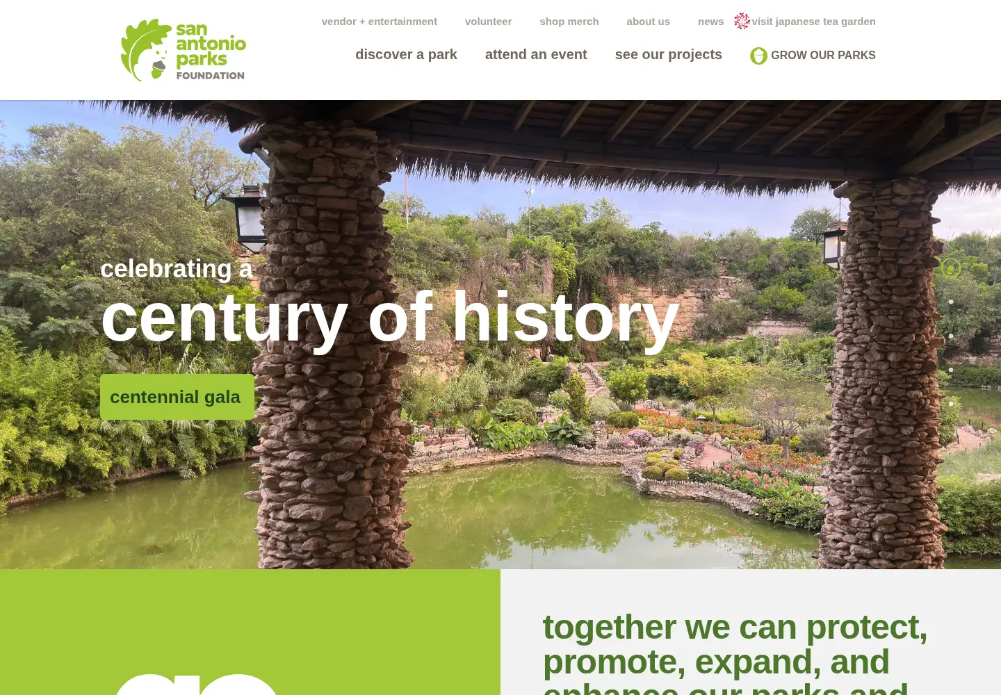 Screenshot of saparks.org