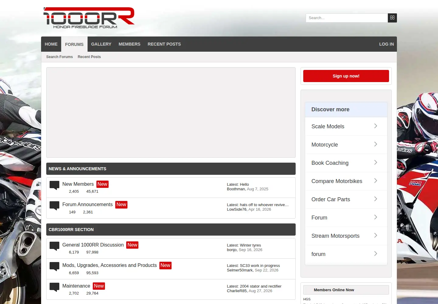 Screenshot of 1000rr.co.uk