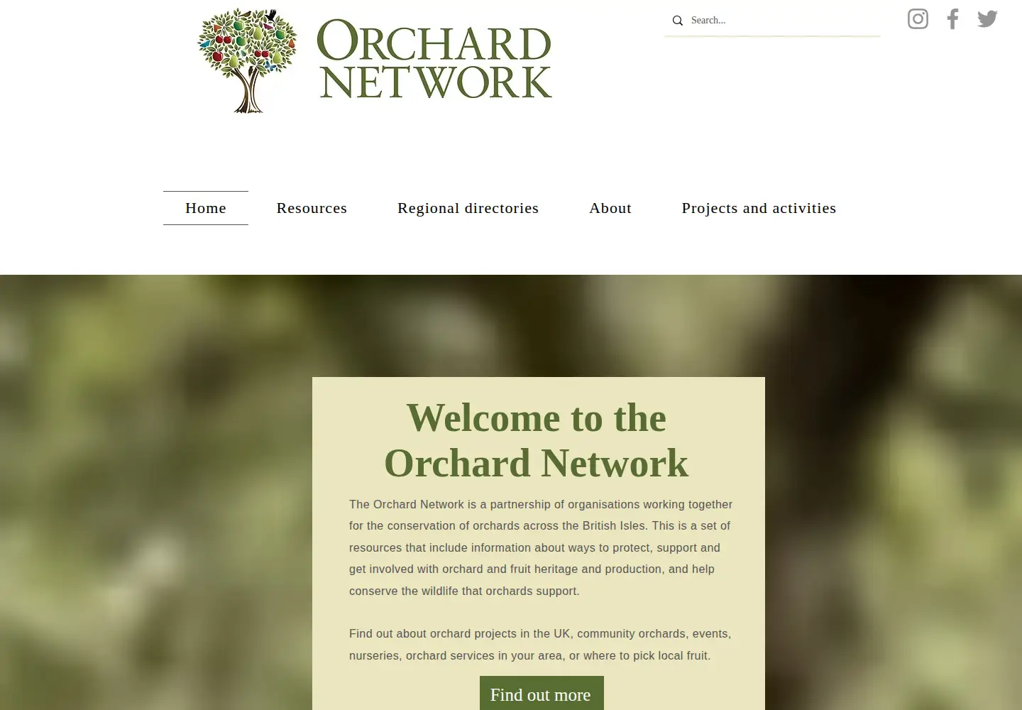 Screenshot of orchardnetwork.org.uk