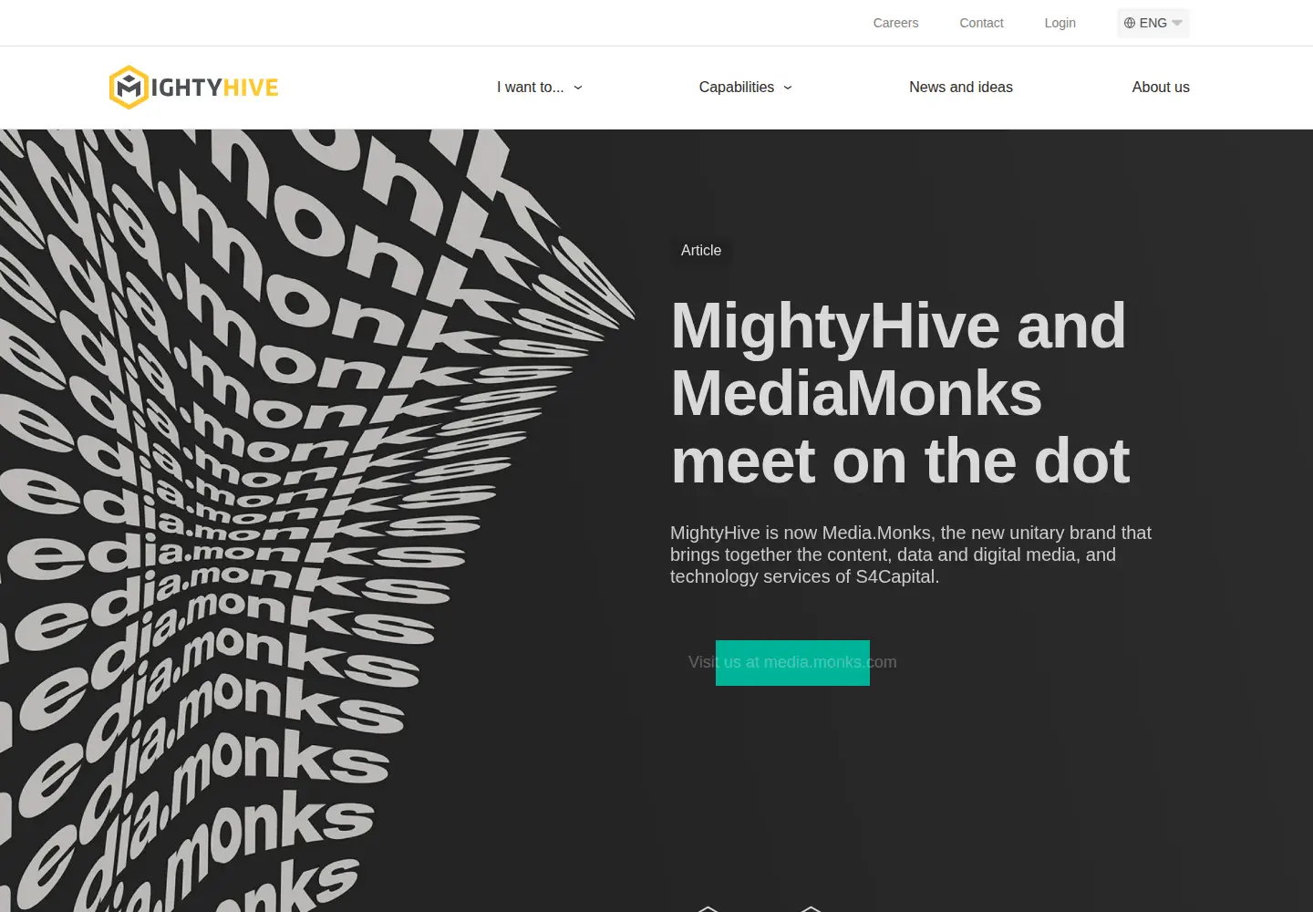Screenshot of mightyhive.com