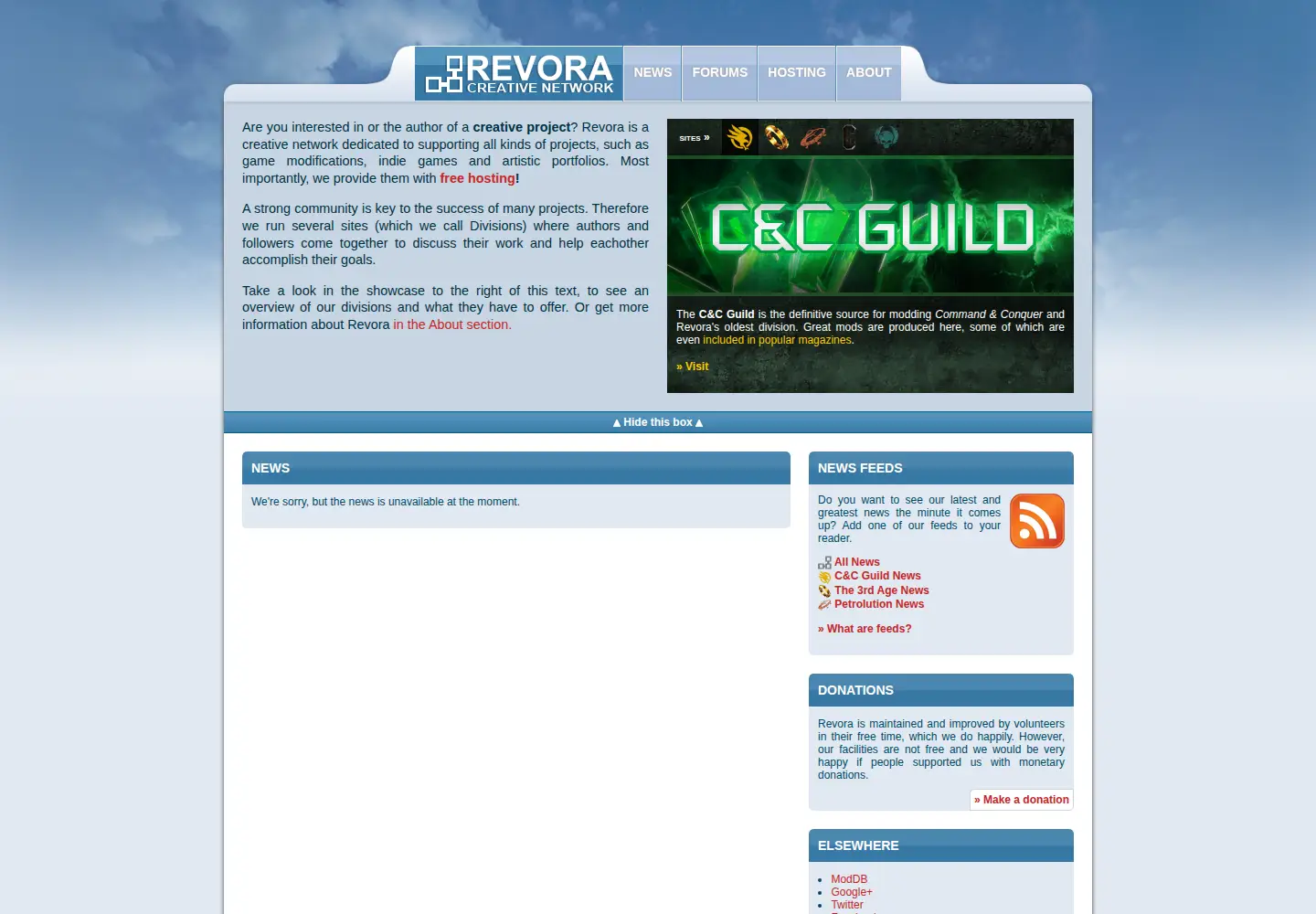 Screenshot of revora.net