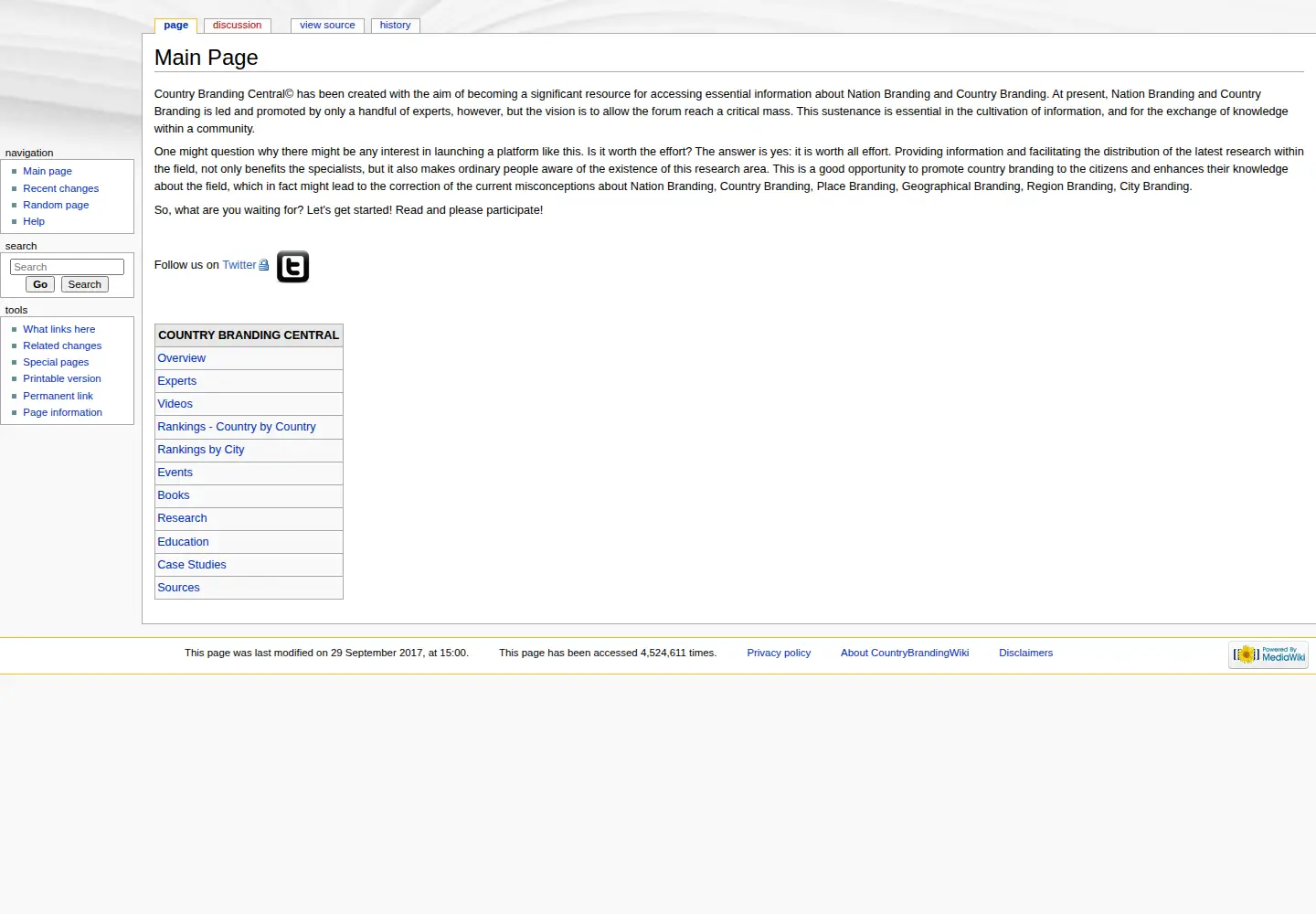 Screenshot of countrybrandingwiki.org