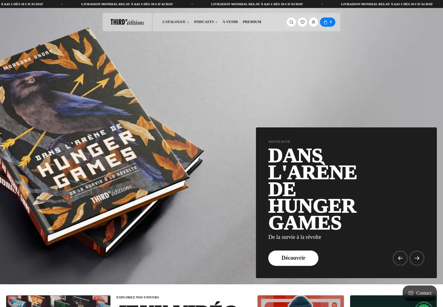 Screenshot of thirdeditions.com