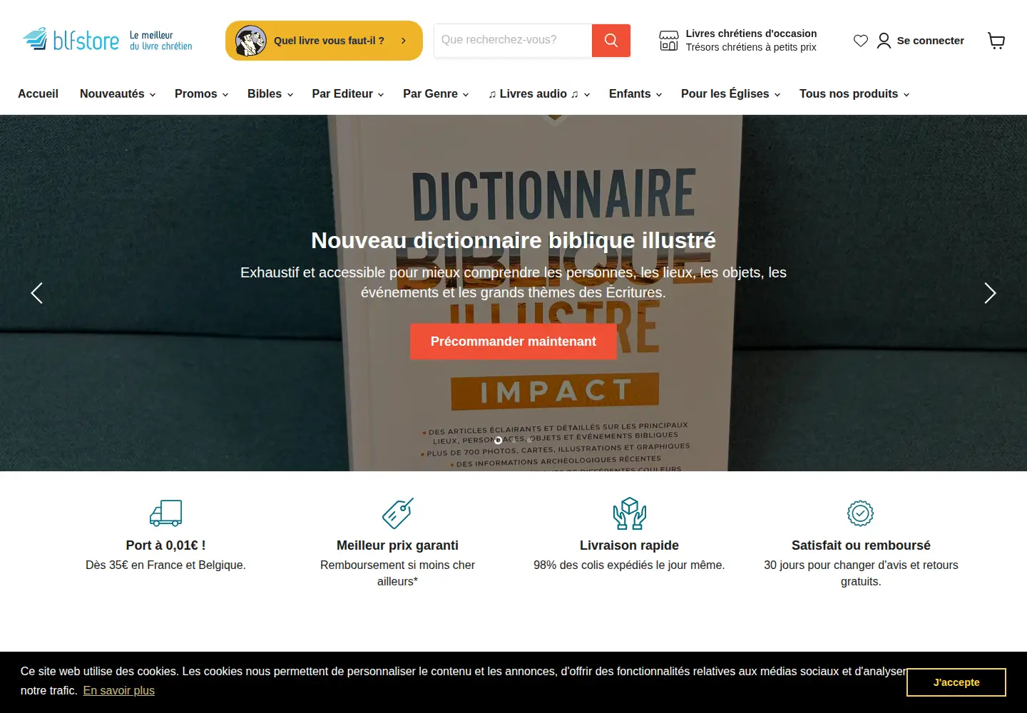Screenshot of blfstore.com
