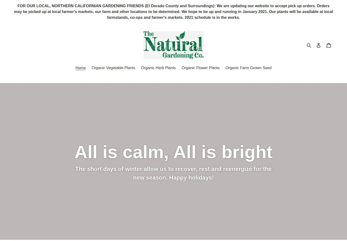 Screenshot of naturalgardening.com