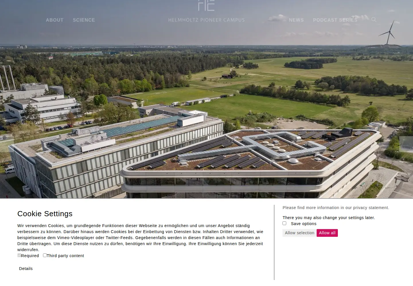 Screenshot of pioneercampus.org