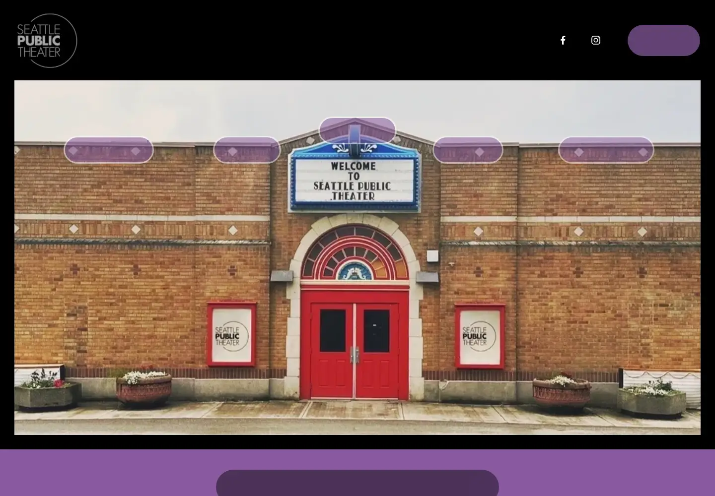 Screenshot of seattlepublictheater.org