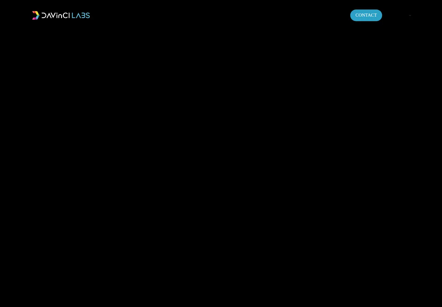 Captured homepage of davincilabs.ai in the current scan