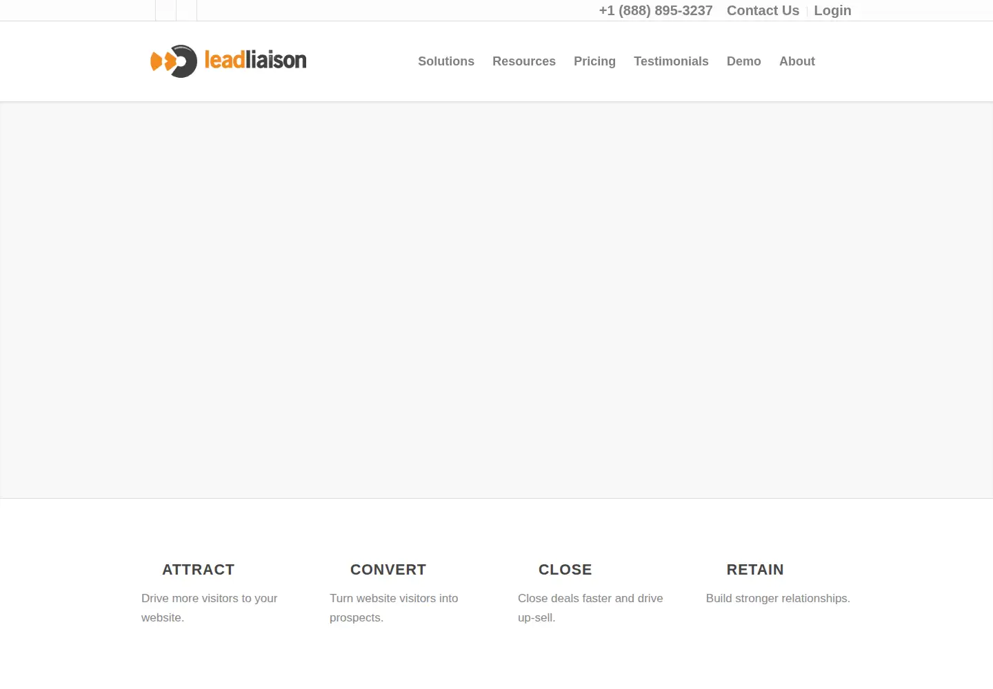 Screenshot of leadliaison.com