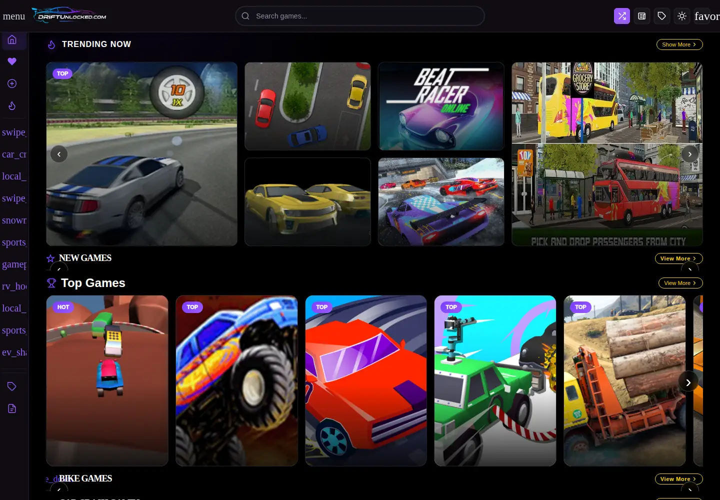 Screenshot of driftunlocked.com