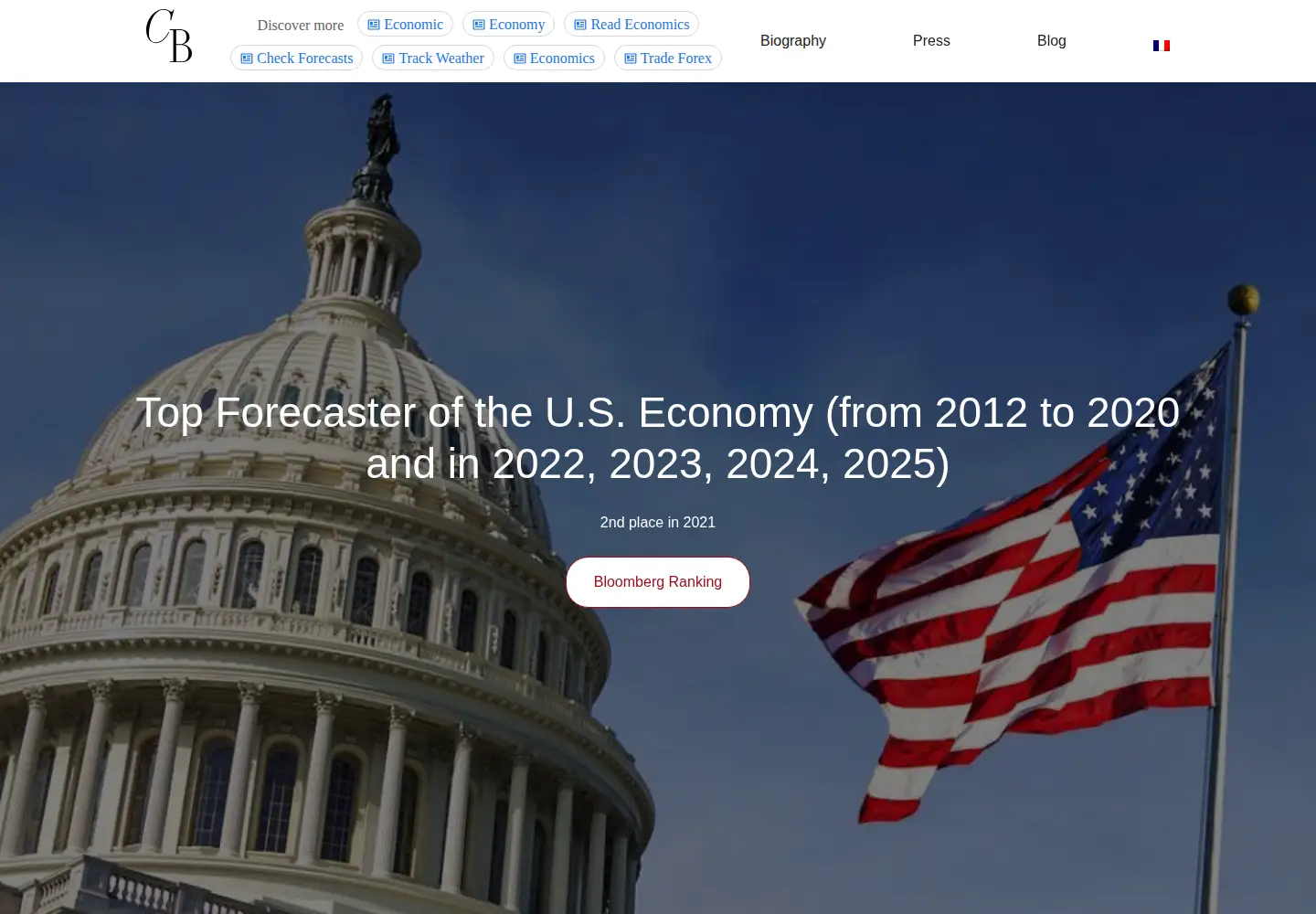 Screenshot of christophe-barraud.com