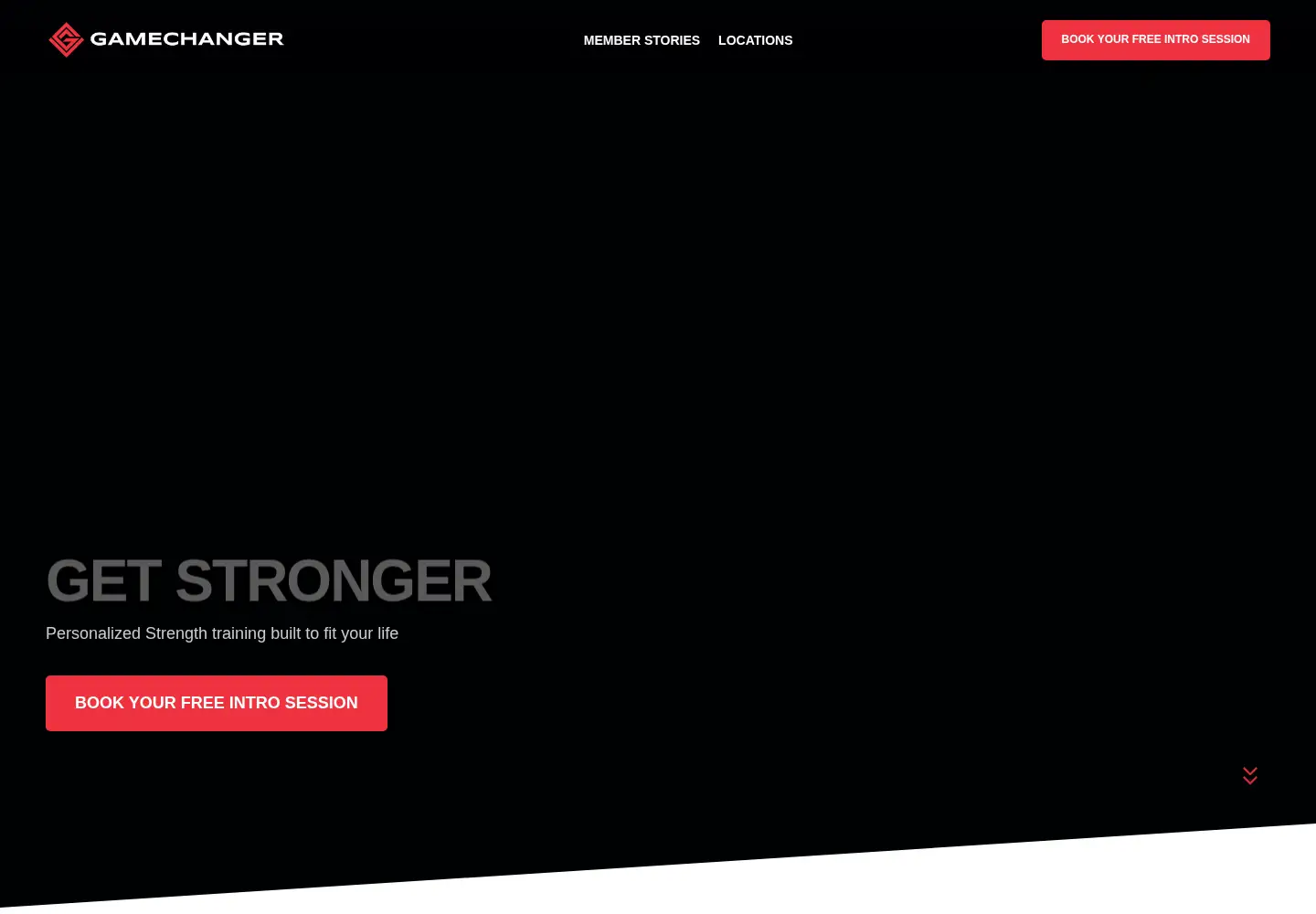 Screenshot of gamechangerfit.com