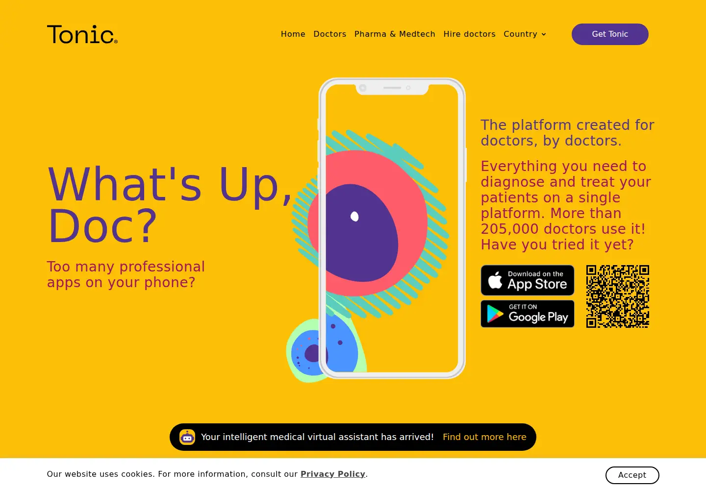 Screenshot of tonicapp.io