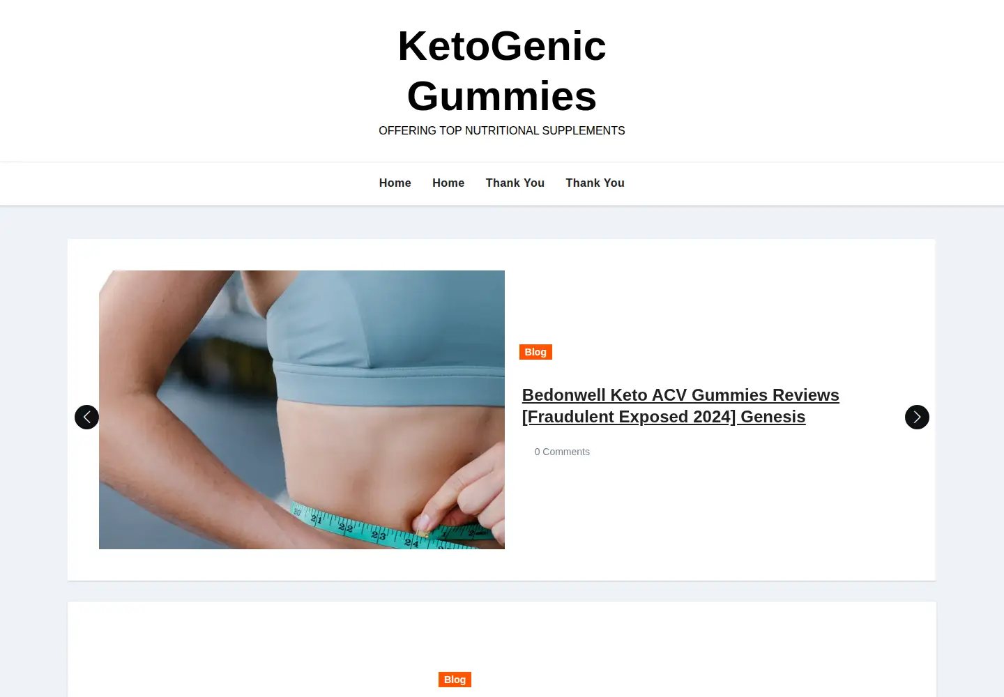 Screenshot of ketogenicgummies.com