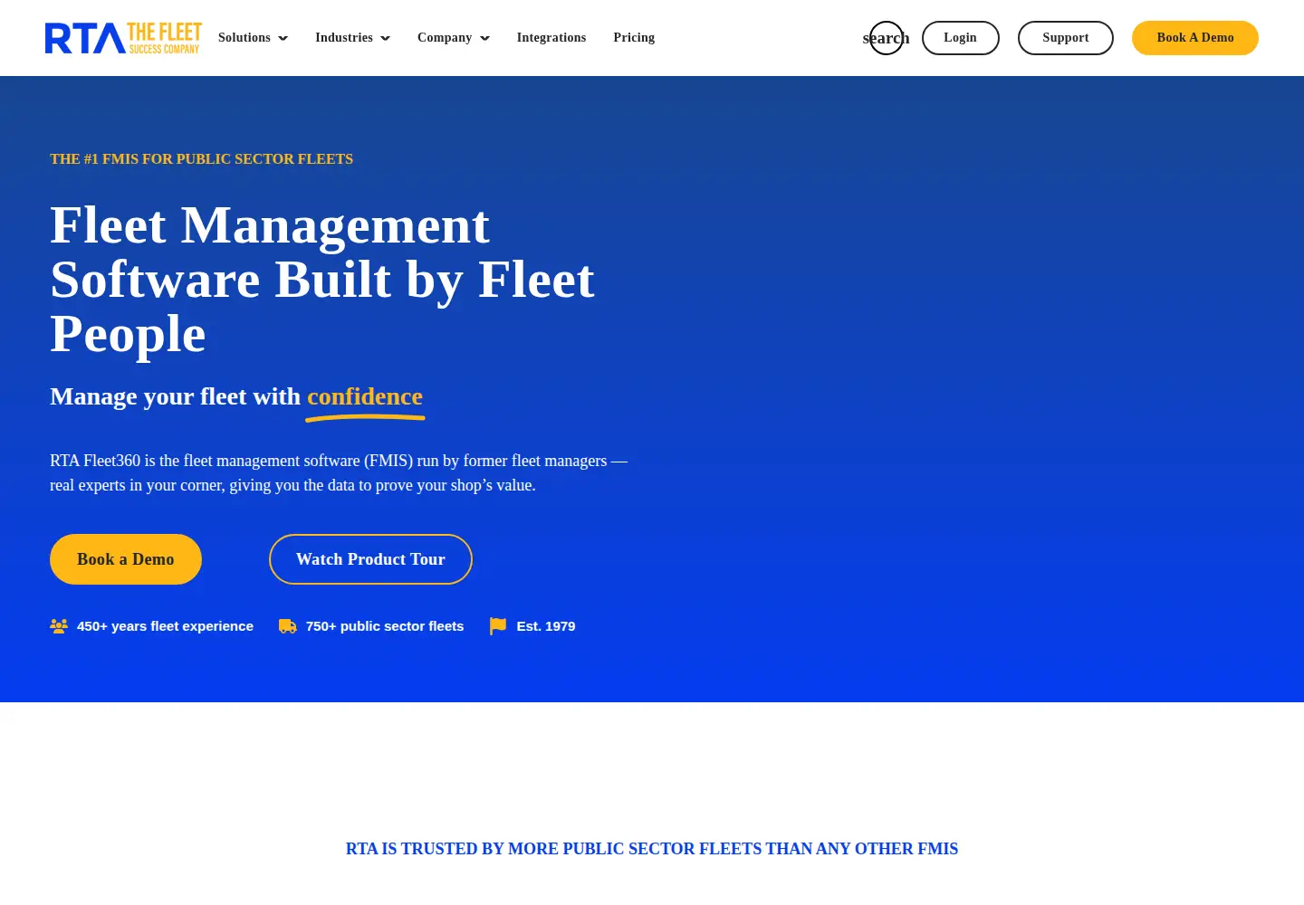 Screenshot of rtafleet.com