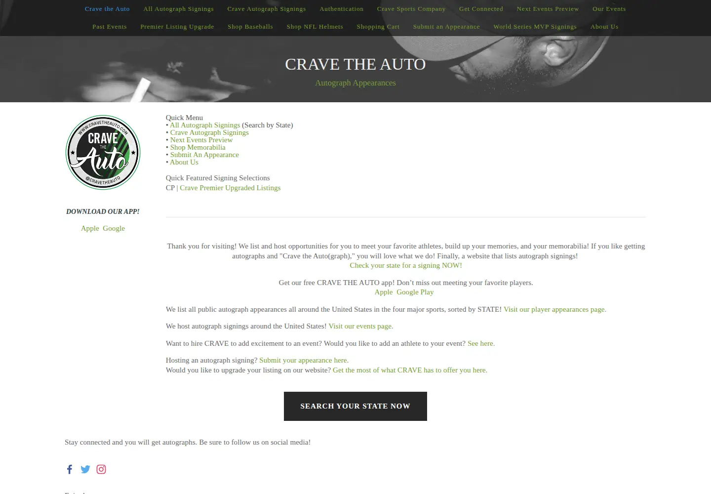 Screenshot of cravetheauto.com