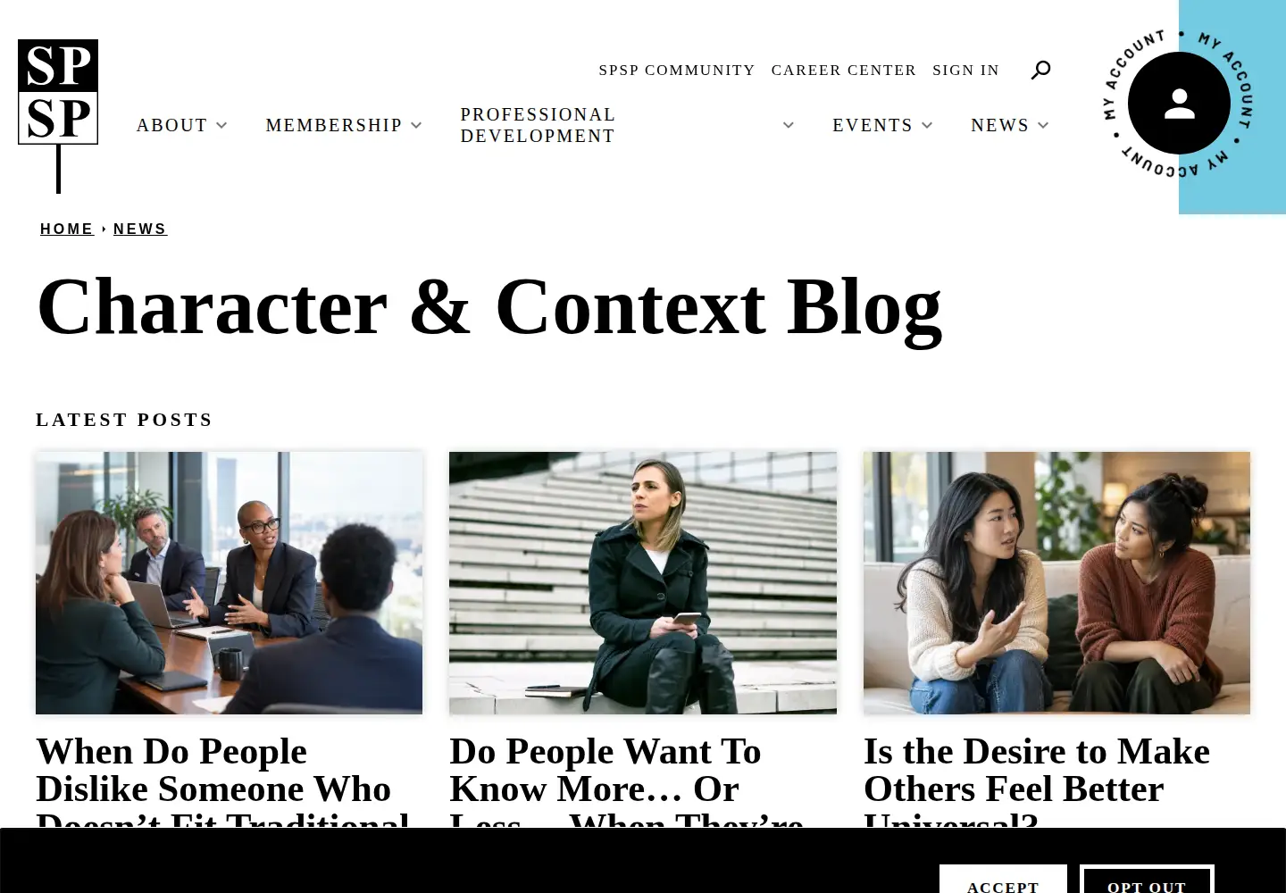 Screenshot of spspblog.org