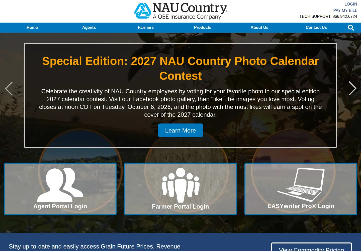 Screenshot of naucountry.com