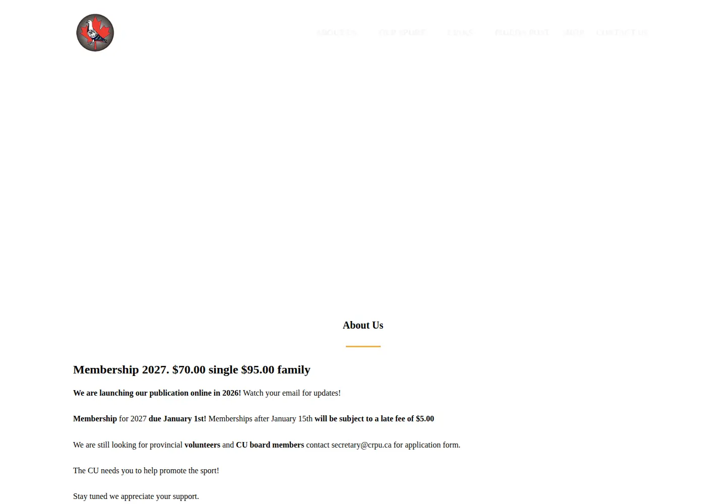 Screenshot of crpu.ca