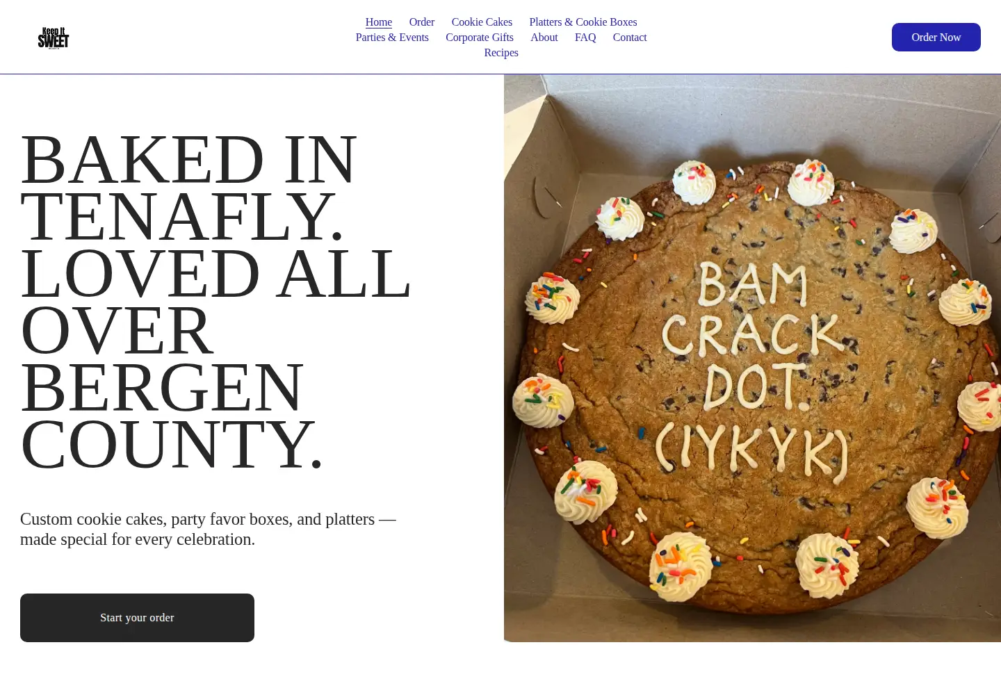 Screenshot of keepitsweetdesserts.com