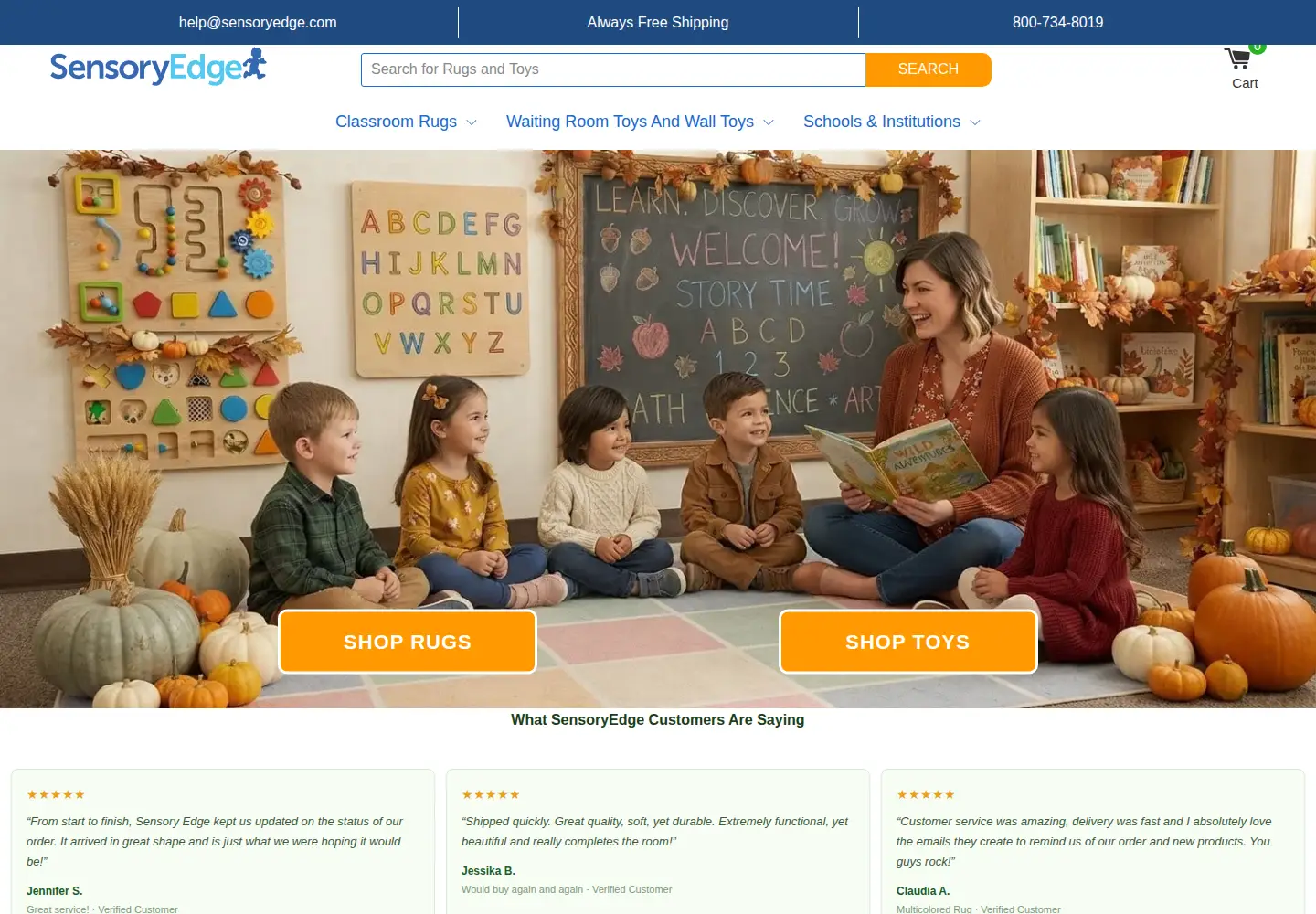 Screenshot of sensoryedge.com