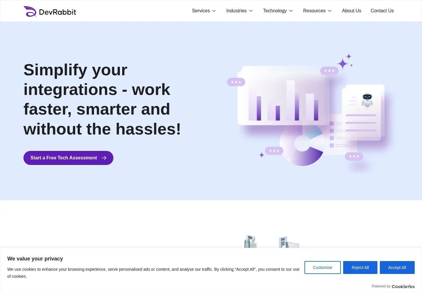 Screenshot of devrabbit.com