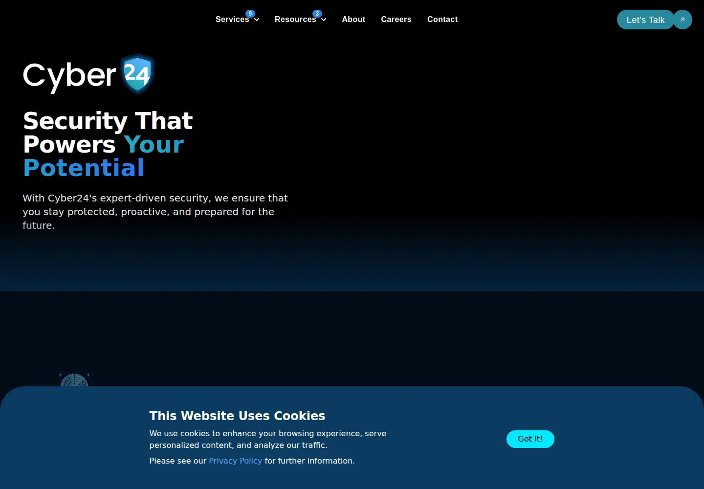 Screenshot of cyber24.com.au
