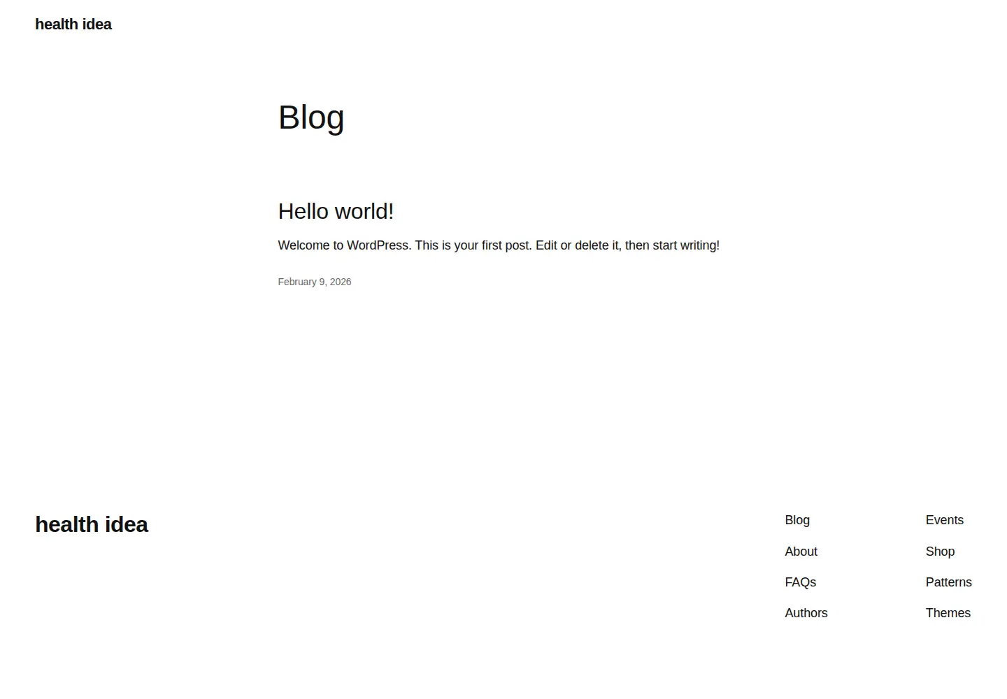 Screenshot of healthidea.org