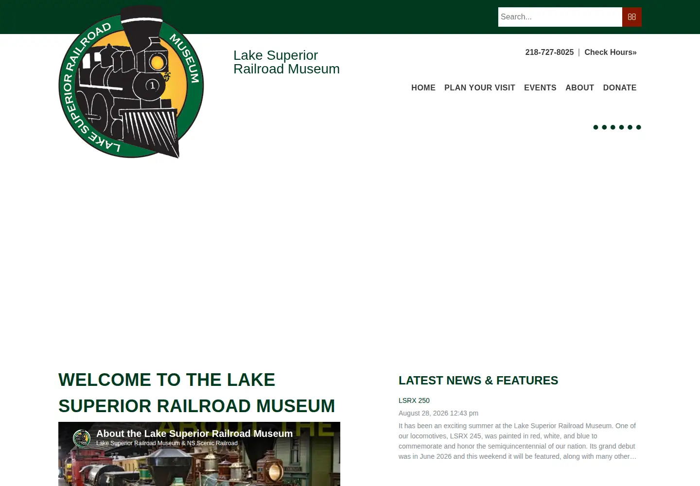 Screenshot of lsrm.org