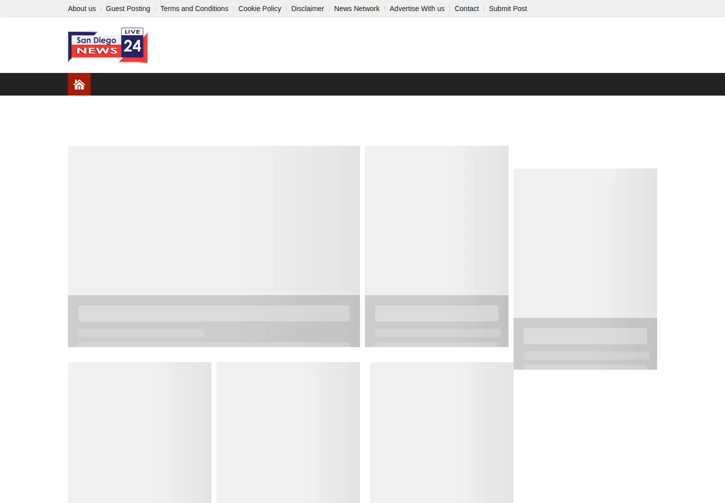 Screenshot of sandiegonews24.com