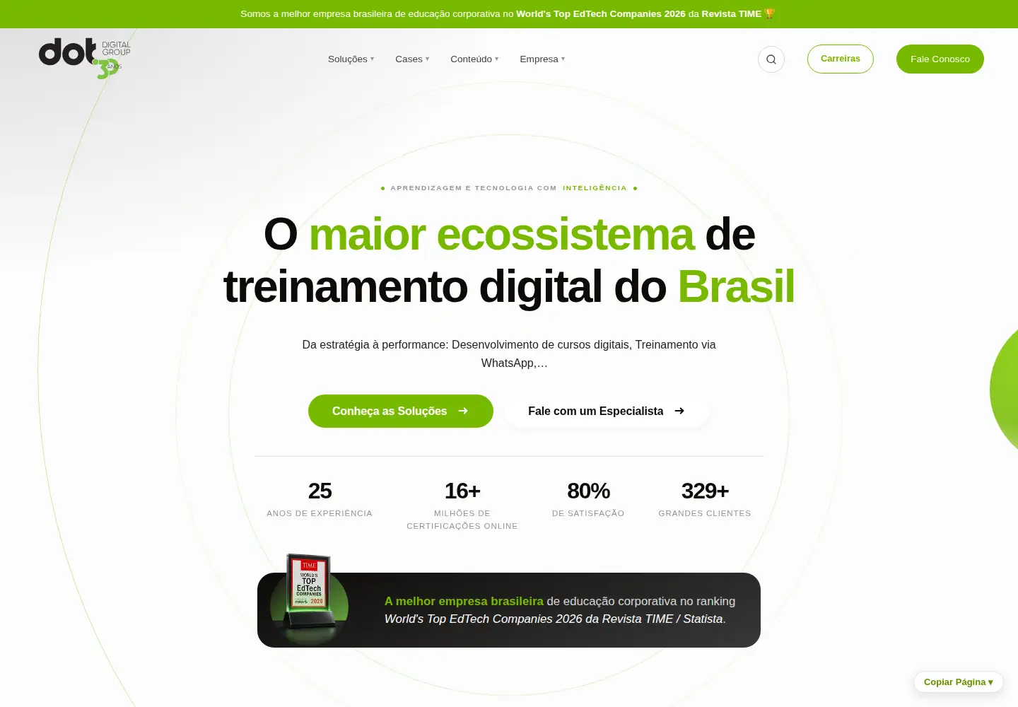 Screenshot of dotgroup.com.br