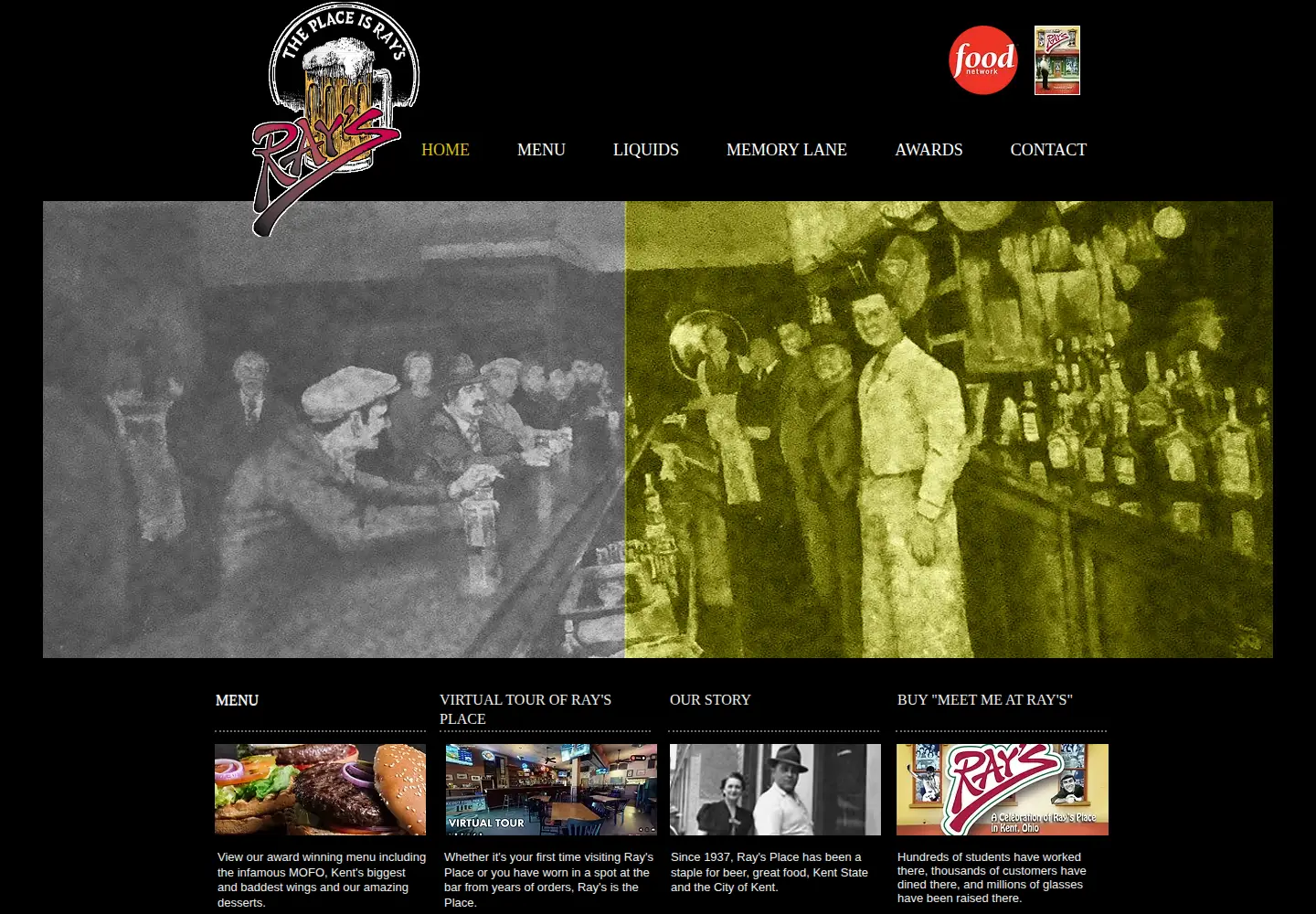 Screenshot of raysplacekent.com