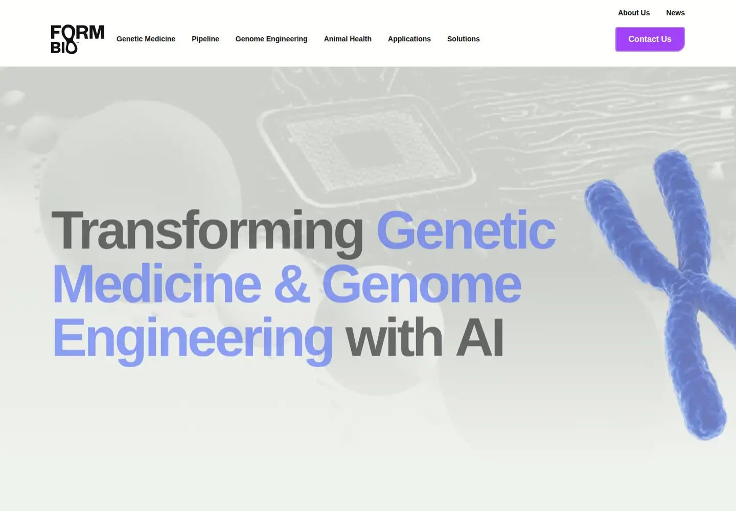 Screenshot of formbio.com