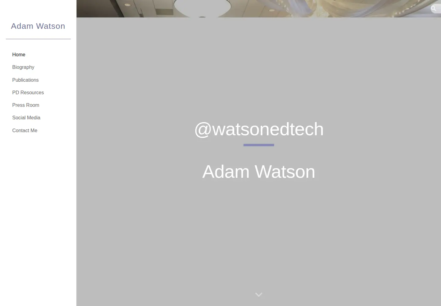 Screenshot of adamwatson.org