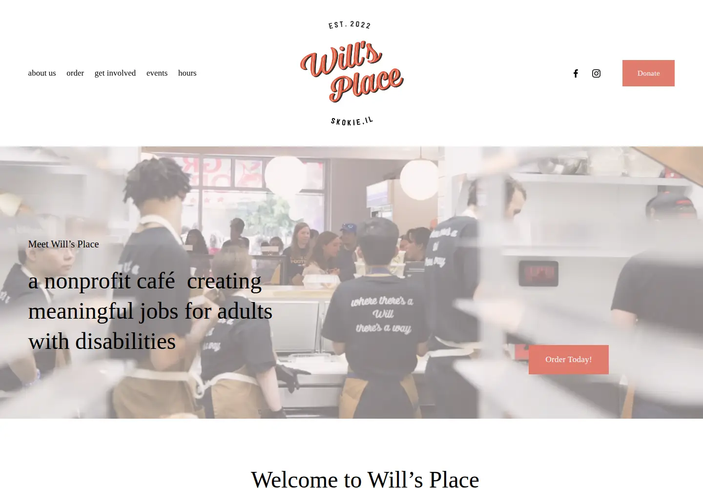 Captured homepage of willsplaceskokie.com in the current scan