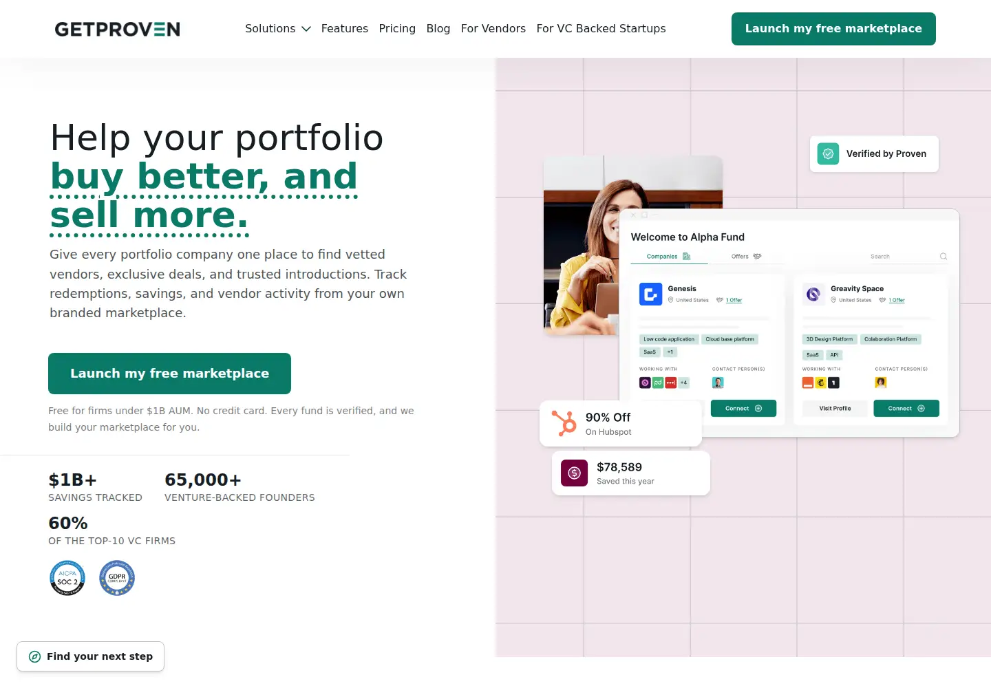Screenshot of getproven.com