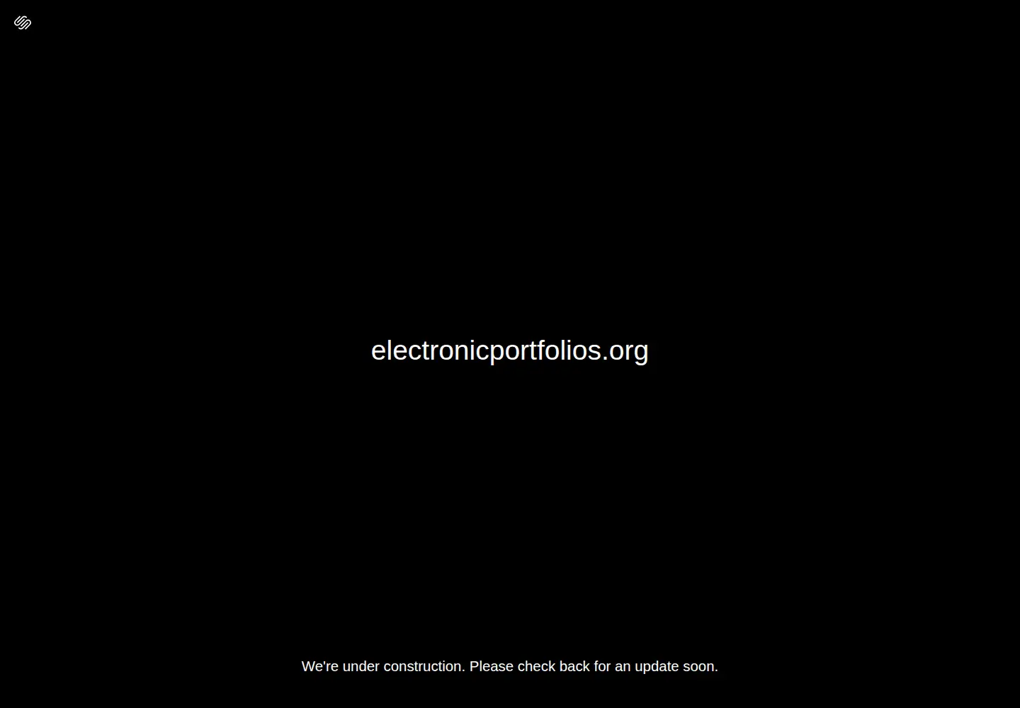 Screenshot of electronicportfolios.org