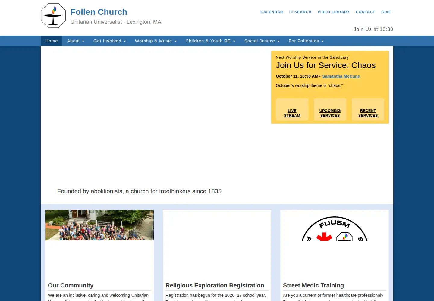 Screenshot of follen.org