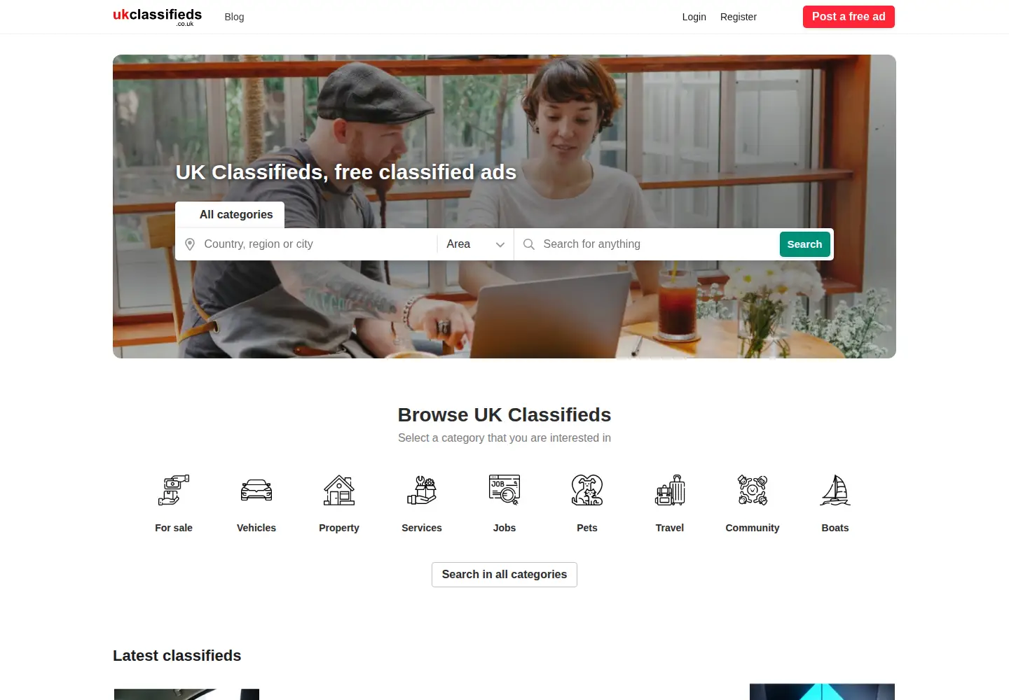 Screenshot of ad-mart.co.uk