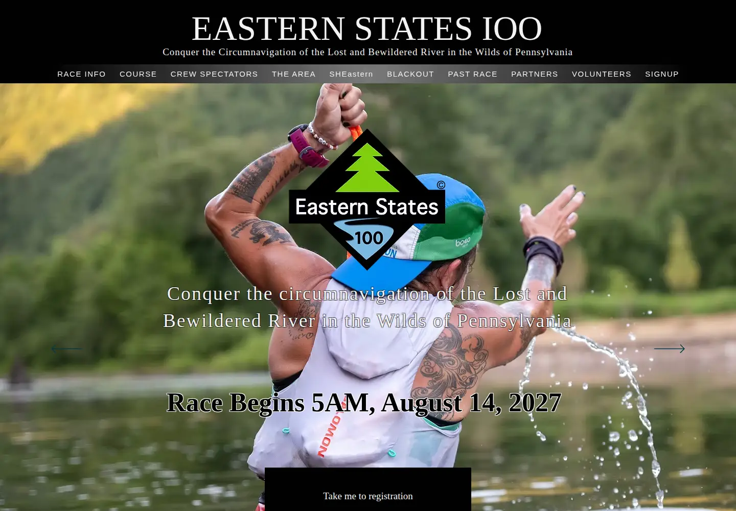 Screenshot of easternstates100.com
