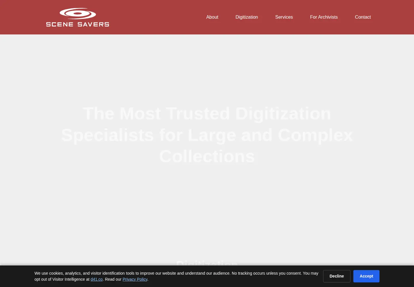Screenshot of scenesavers.com