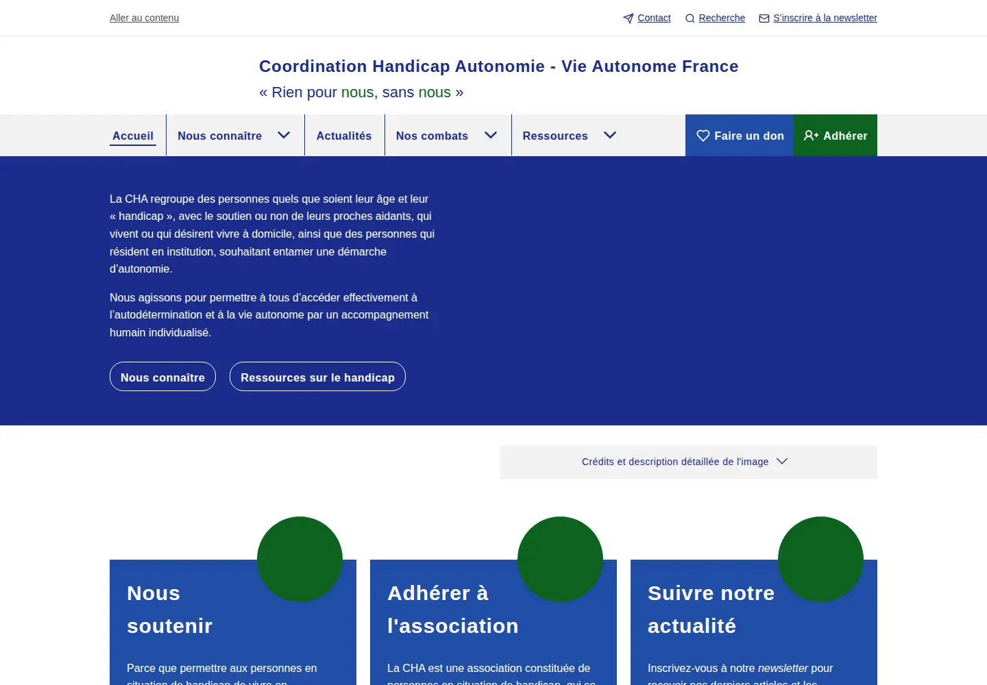 Screenshot of coordination-handicap-autonomie.com