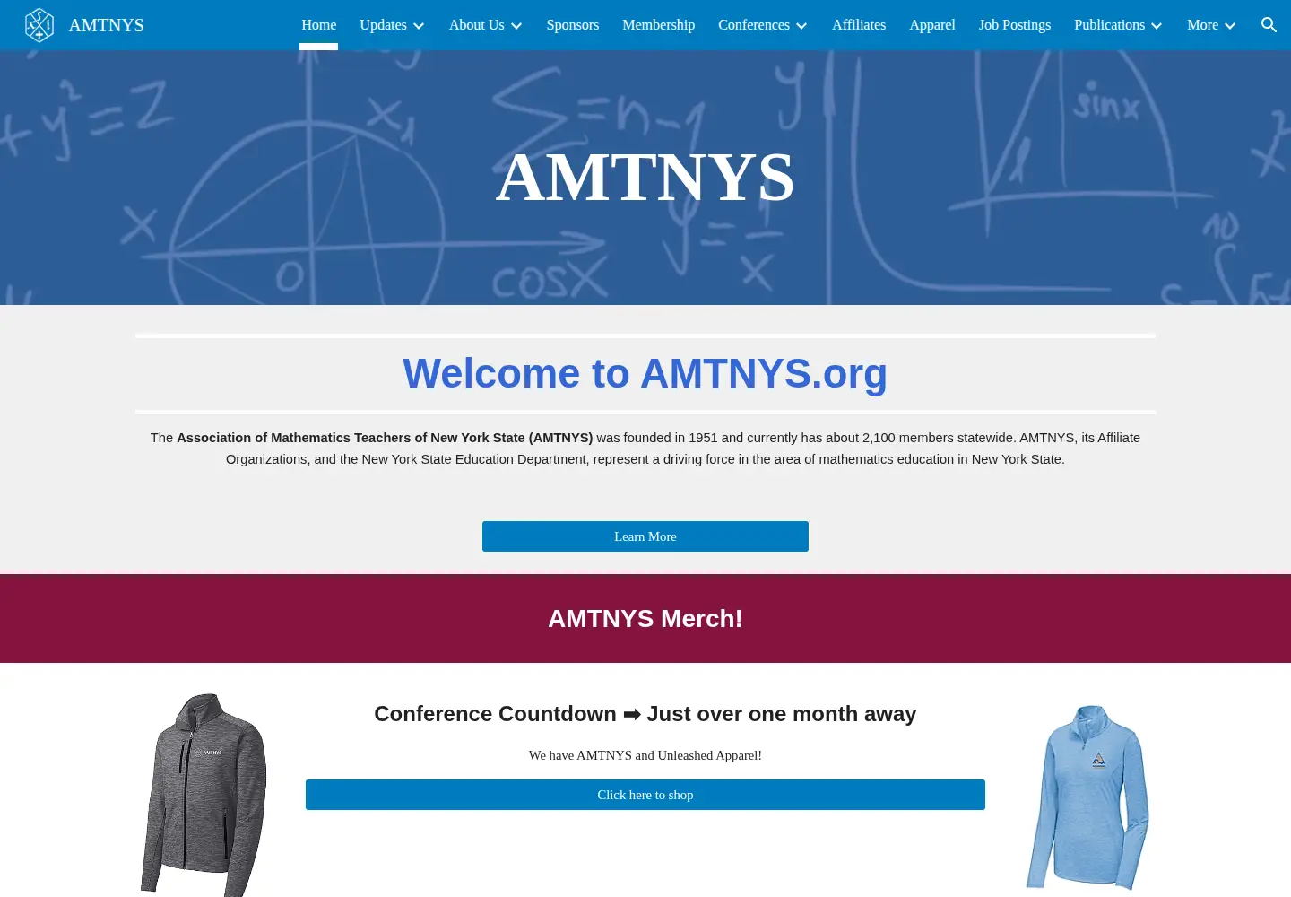 Screenshot of amtnys.org