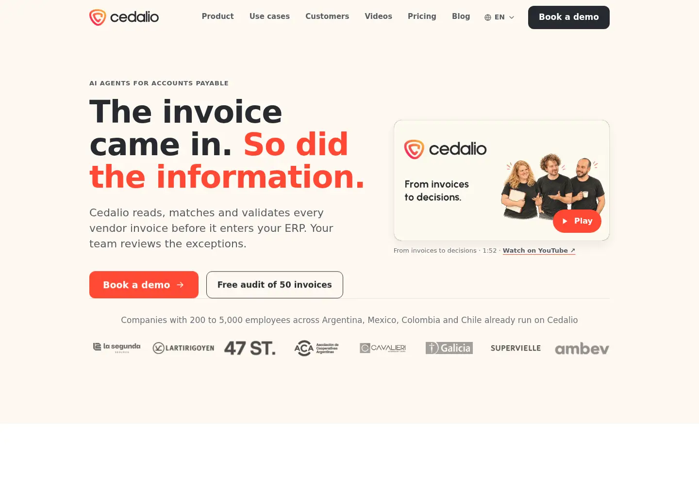 Screenshot of cedalio.com