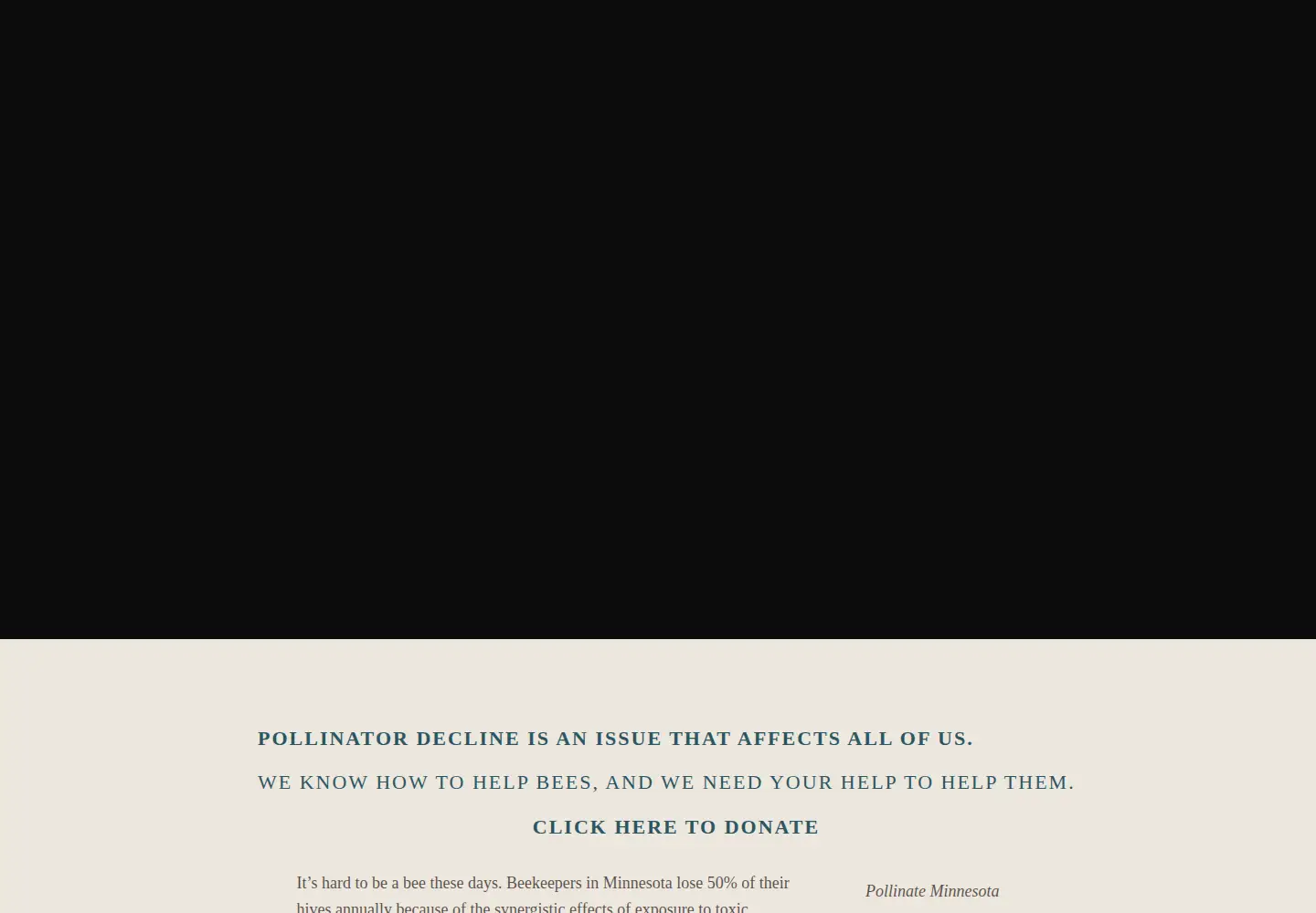 Screenshot of pollinatemn.org