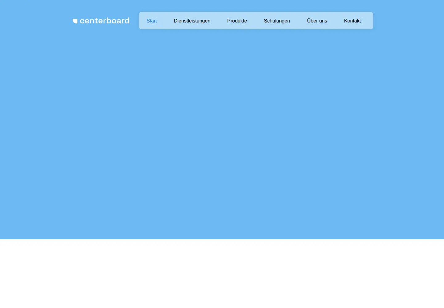 Screenshot of centerboard.ch