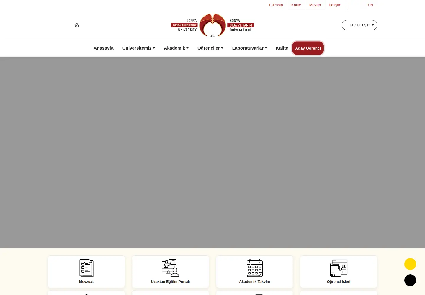 Screenshot of gidatarim.edu.tr