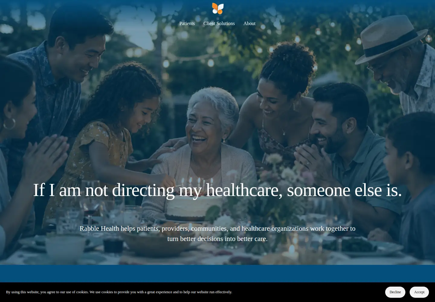 Screenshot of rabblehealth.com